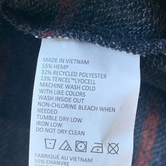 PrAna Women’s Striped Cozy Up Polmdale Sweater Top Size Medium NWT - Picture 6 of 11